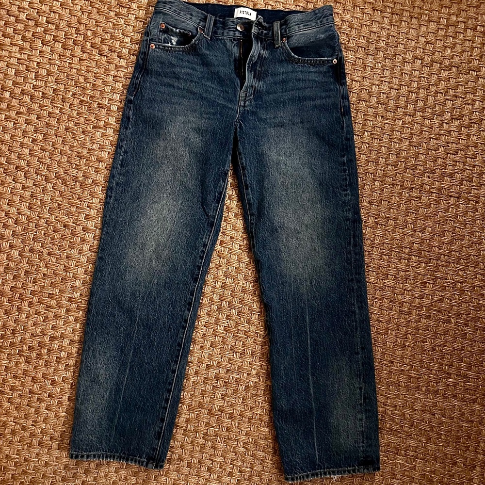 PISTOLA LEXI MID RISE BOWED STRAIGHT JEAN - ARTISAN